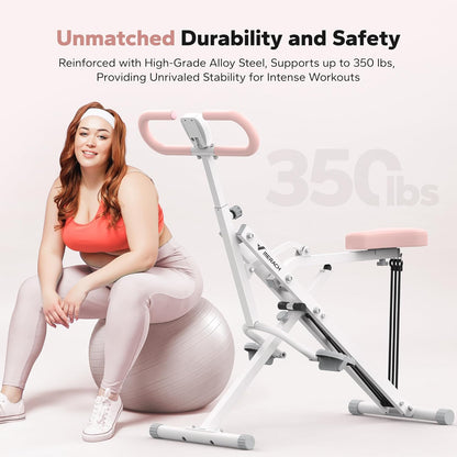 MERACH 2in1 Squat And Rowing Machine  Foldable Glute  Leg Trainer For Home Workouts 1