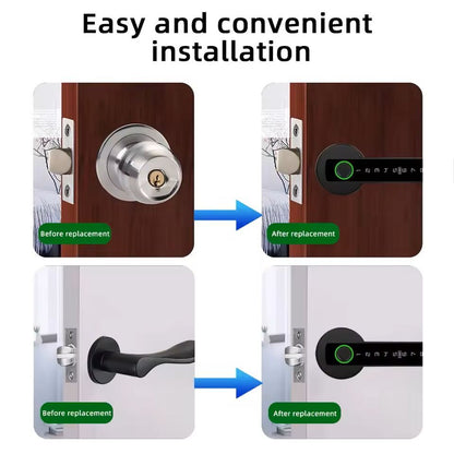 Smart Fingerprint Door Lock With Bluetooth Password And App Control 9