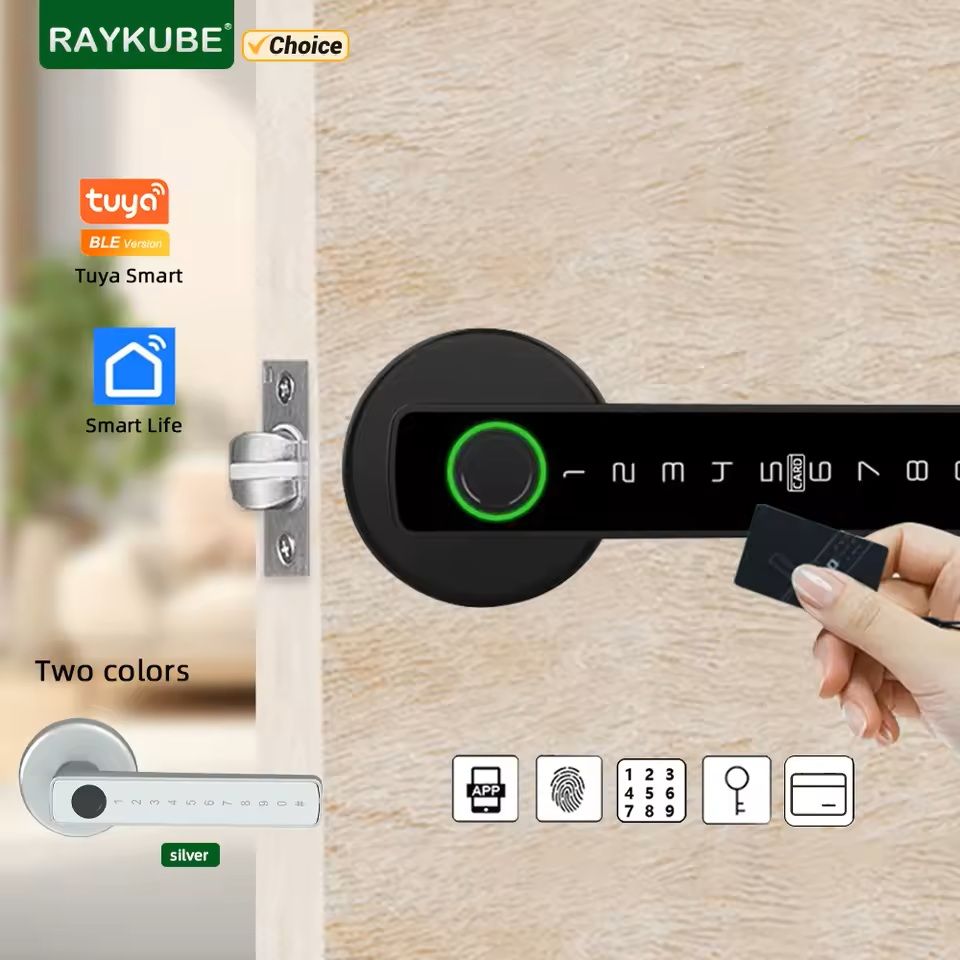 Smart Fingerprint Door Lock with Bluetooth Password and App Control