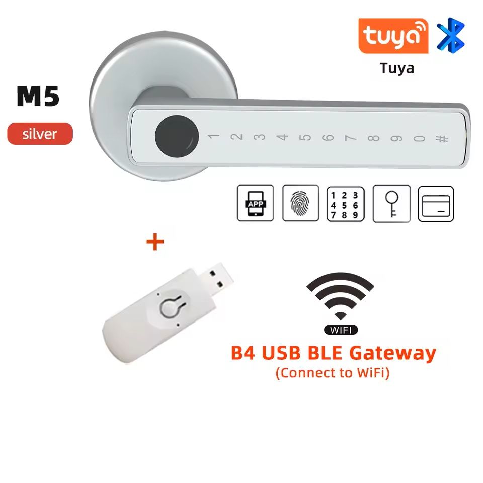 Smart Fingerprint Door Lock With Bluetooth Password And App Control 7