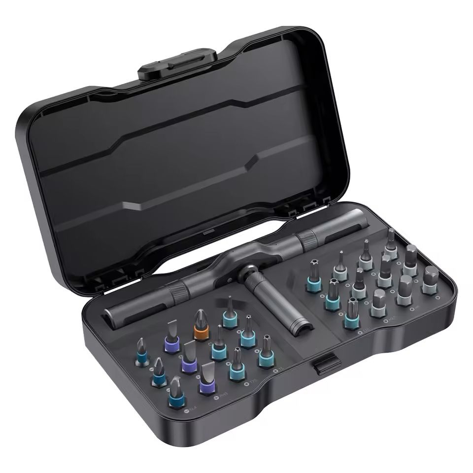 Multifunction Ratchet Screwdriver Set with Magnetic Bits