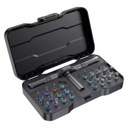 Multifunction Ratchet Screwdriver Set with Magnetic Bits