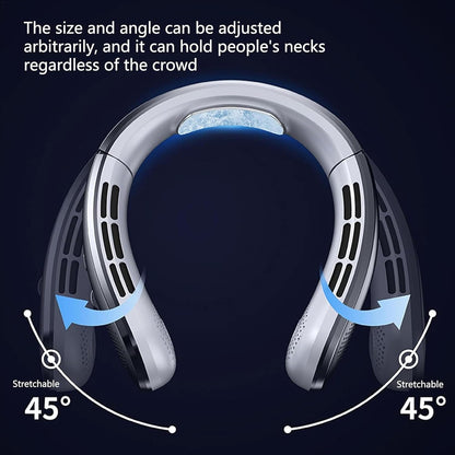 Xiaomi Bladeless Neck Fan  8000mAh Portable Rechargeable Hanging Fan With LED Display  Silent Airfl 3