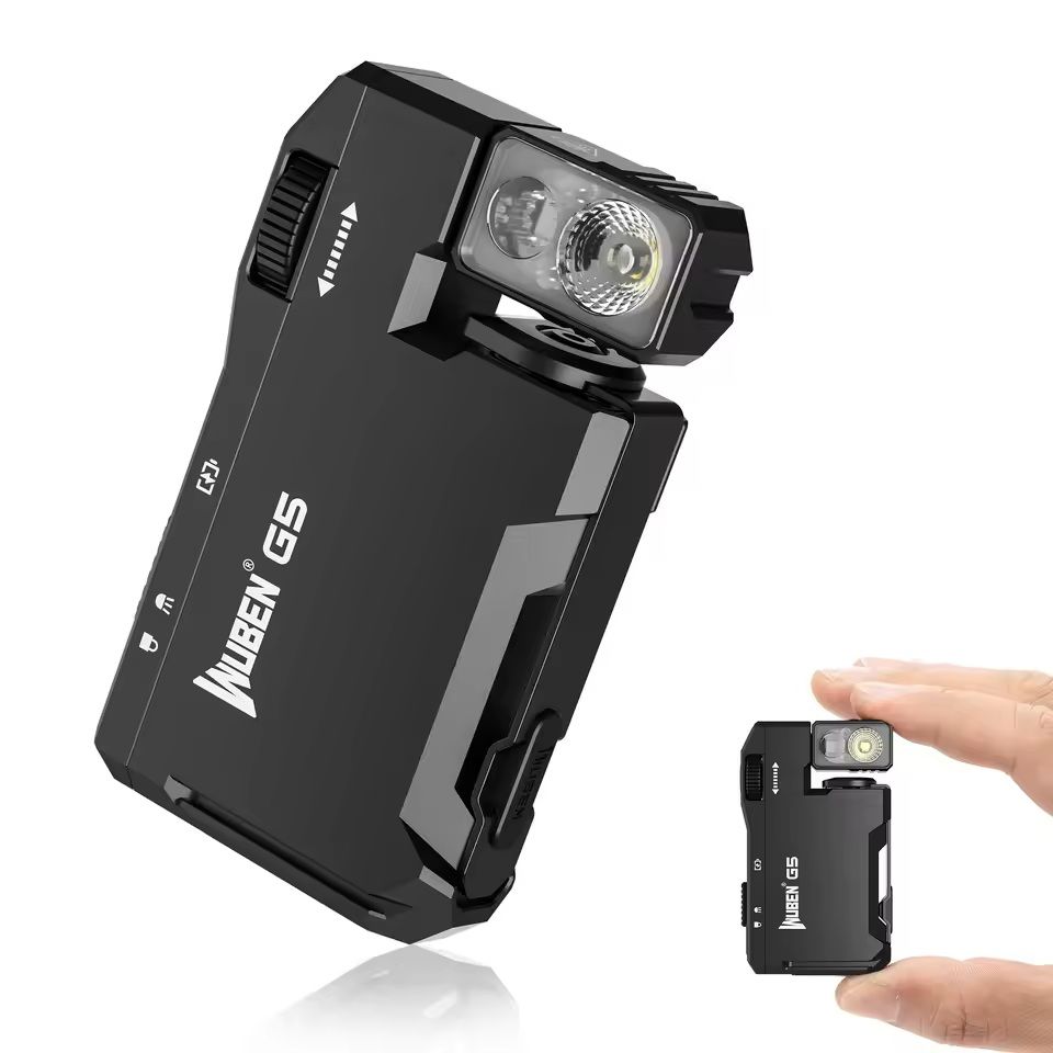 Rechargeable Mini EDC Flashlight With RGB Light And Dual Beam Modes 6
