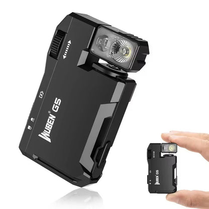 Rechargeable Mini EDC Flashlight With RGB Light And Dual Beam Modes 6