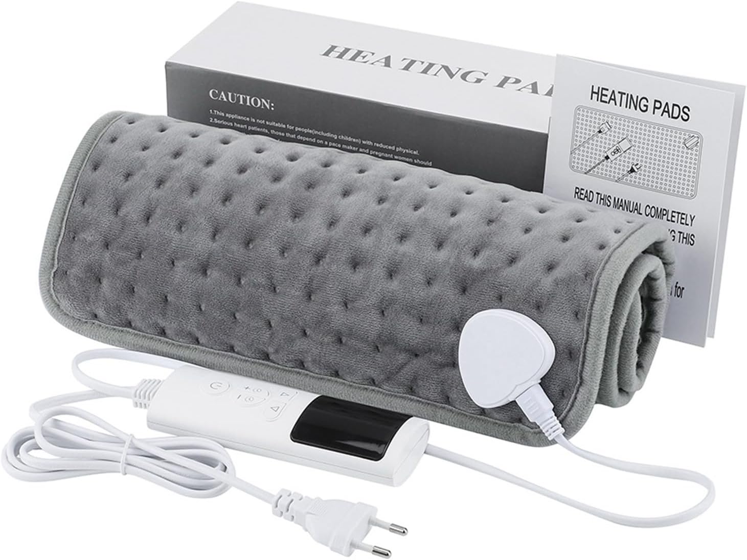 Electric Heating Pad Blanket – 9-Level Adjustable Heat with 4 Mode Timer for Neck Shoulder Back & Leg Relief