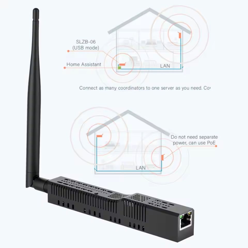 Zigbee 30 Ethernet USB WiFi Gateway With PoE And Home Assistant Support 12