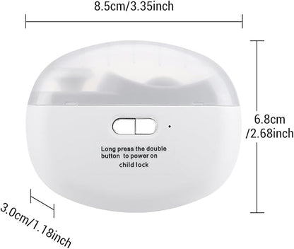 Electric Nail Clippers With LED Light  Automatic Trimmer  Polisher For Babies Adults  Seniors 6