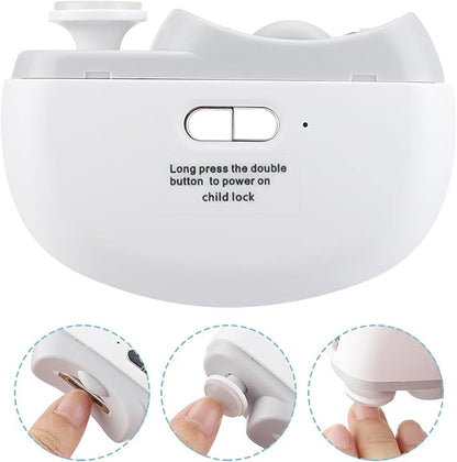 Electric Nail Clippers With LED Light  Automatic Trimmer  Polisher For Babies Adults  Seniors 3