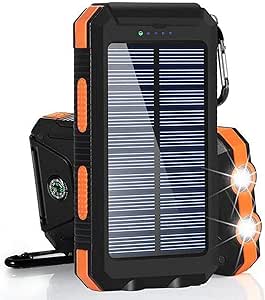 38800mAh Waterproof Solar Power Bank Dual USB Outdoor Mobile Charger For Camping  Travel 13