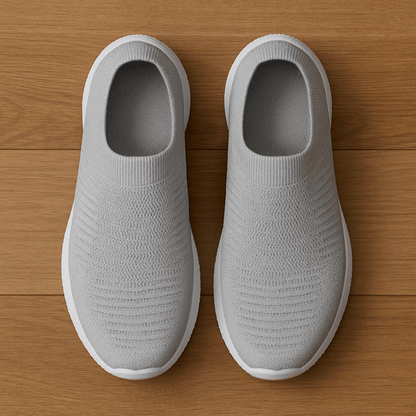 Everyday Comfort Women's Slip-On Sneakers – Lightweight, Breathable Flats for All-Day Wear