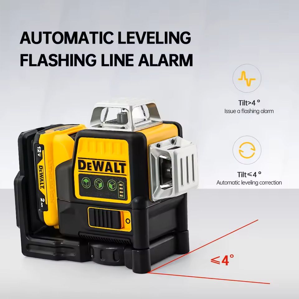360 Degree Green Beam Self Leveling Laser With Tripod Compatibility 1