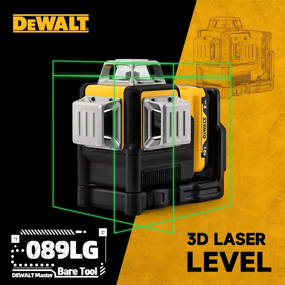 360 Degree Green Beam Self Leveling Laser With Tripod Compatibility 4