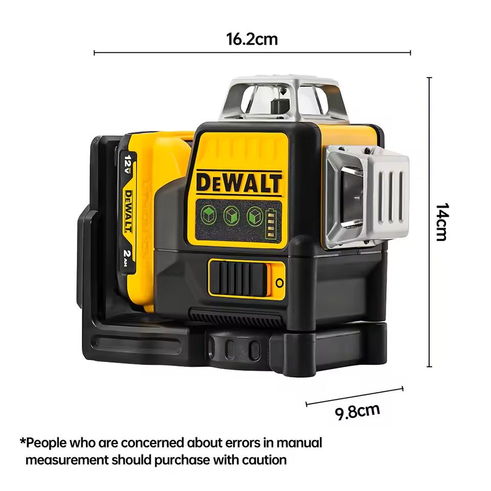 360 Degree Green Beam Self Leveling Laser With Tripod Compatibility 6
