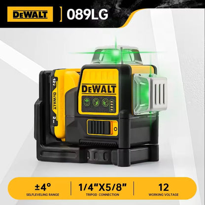360 Degree Green Beam Self Leveling Laser with Tripod Compatibility