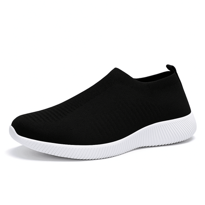 Everyday Comfort Womens SlipOn Sneakers  Lightweight Breathable Flats For AllDay Wear 9