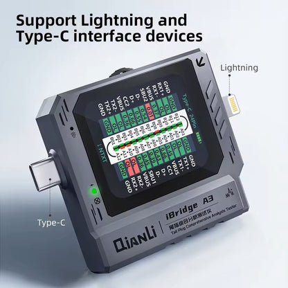 Mobile Phone Charging Port Tester for Lightning and Type C Devices