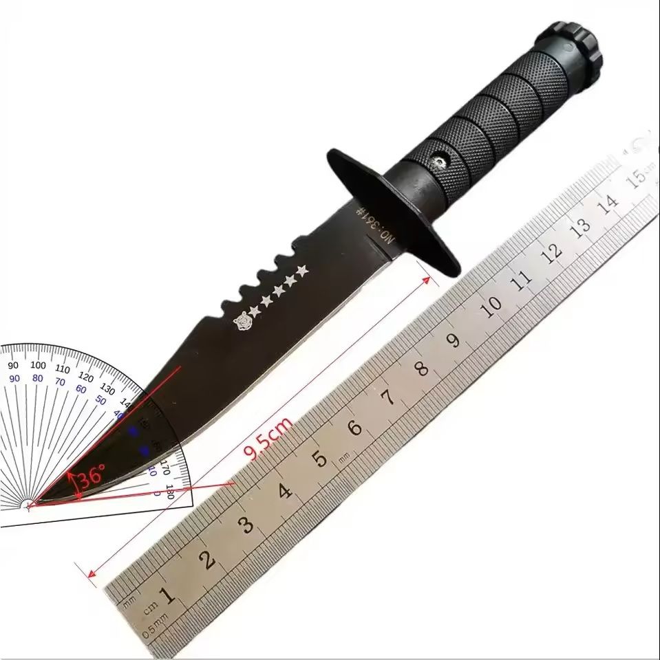 Camping Knife Set With Fixed And Folding Blades 8Cr13MoV Steel 6