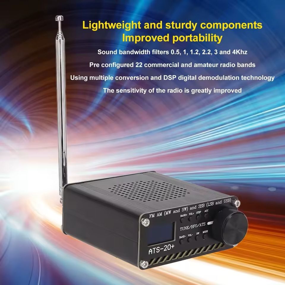 Portable World Band Digital Radio Receiver With EasyTune Display 2