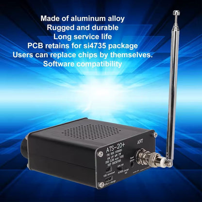 Portable World Band Digital Radio Receiver With EasyTune Display 4