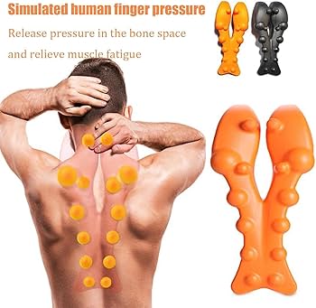 Cervical Neck And Shoulder Relaxer With Upper Back Trigger Point Massage For TMJ And Spine Alignmen 5