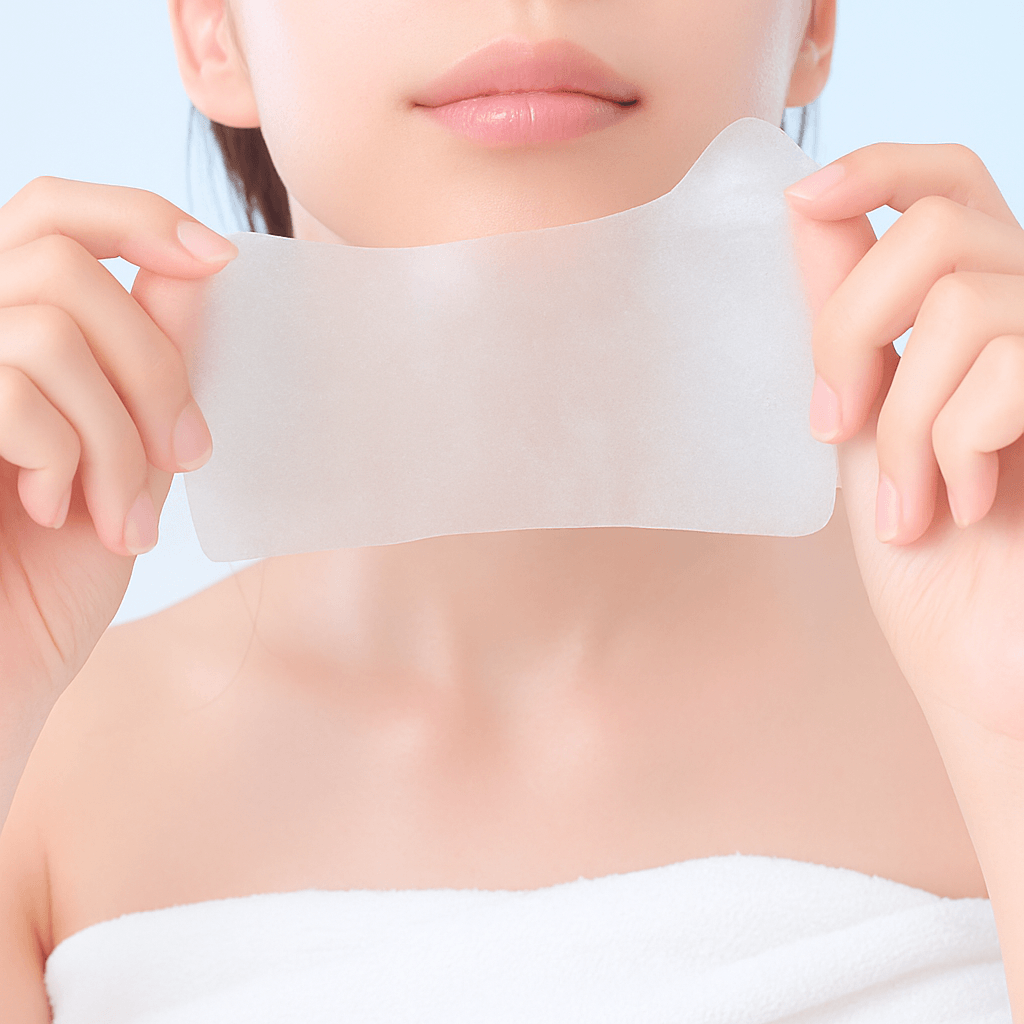 Goat Milk Collagen Neck Mask With Peptides Moisturizing And Firming Skincare Treatment 5PCS 3