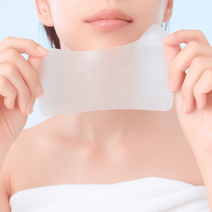 Goat Milk Collagen Neck Mask With Peptides Moisturizing And Firming Skincare Treatment 5PCS 3