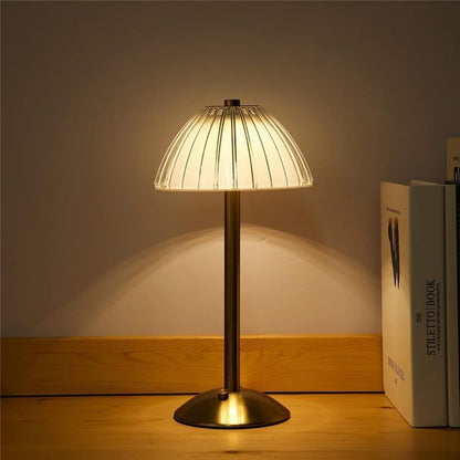 LuxeGlow Crystal Table Lamp  USB Rechargeable LED Night Light With Touch Control 1