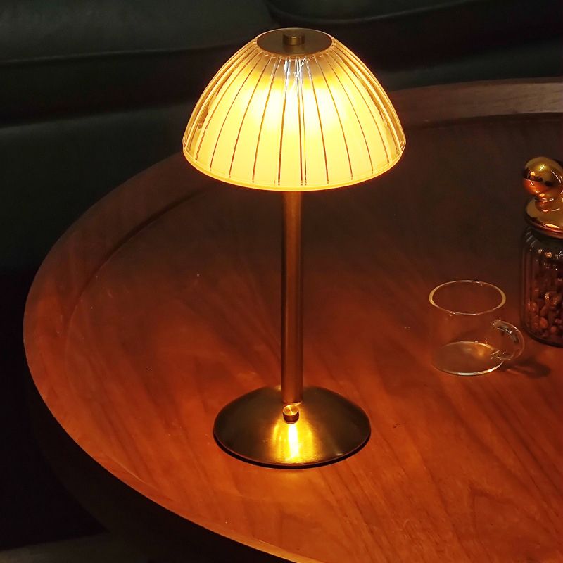 LuxeGlow Crystal Table Lamp  USB Rechargeable LED Night Light With Touch Control 5