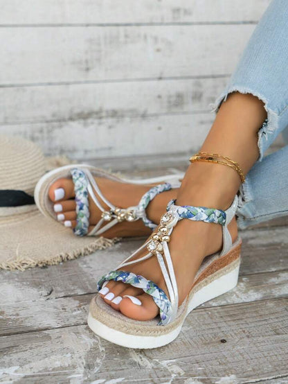 SoleEase Arch Support Wedge Sandals  Comfortable Summer Sandals For Women With Back Strap 1