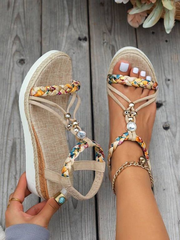SoleEase Arch Support Wedge Sandals  Comfortable Summer Sandals For Women With Back Strap 4