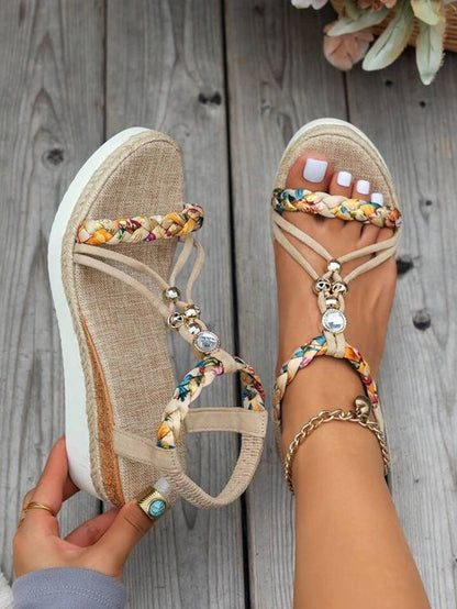 SoleEase Arch Support Wedge Sandals  Comfortable Summer Sandals For Women With Back Strap 4