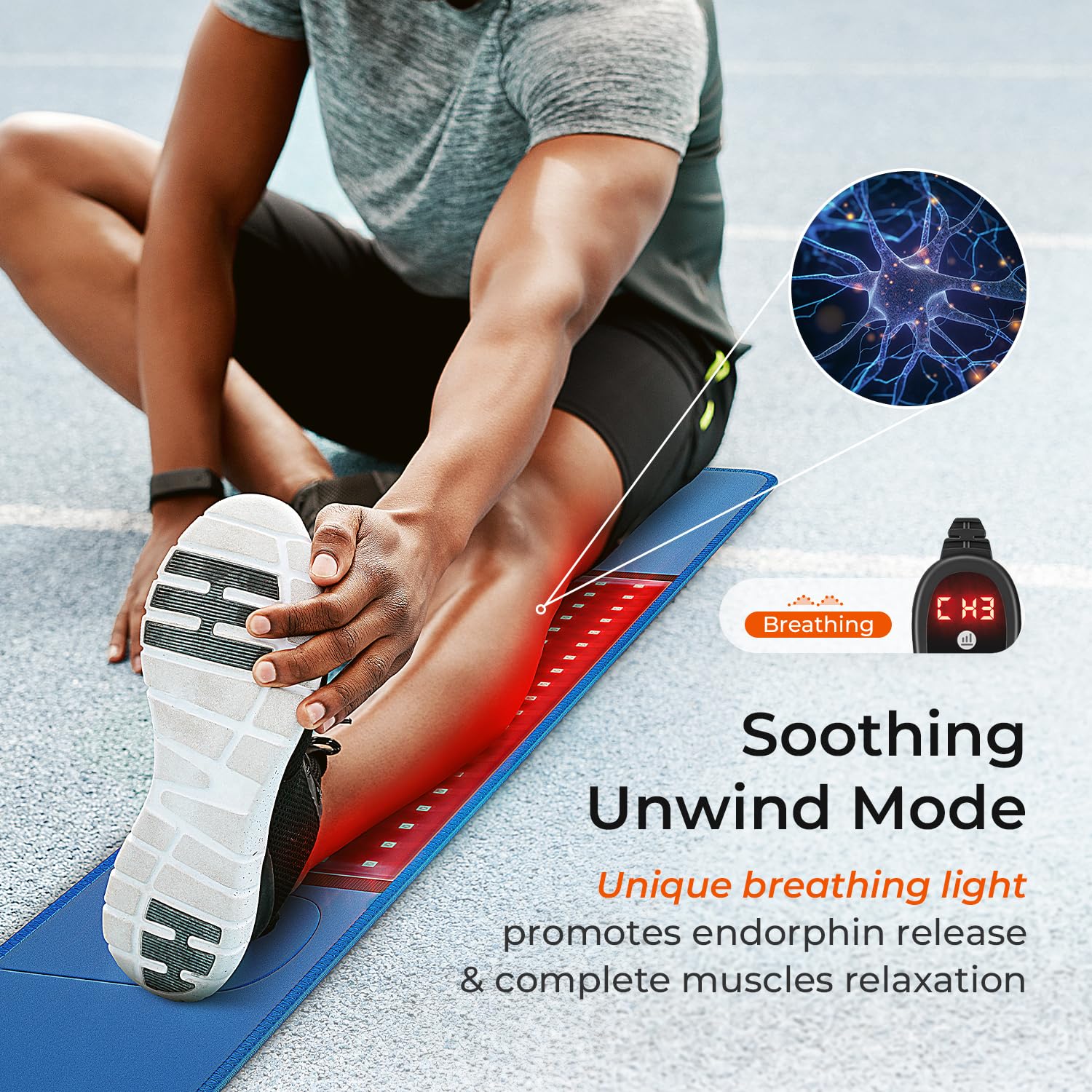 ThermaGlow Red Light Therapy Belt  Infrared Pain Relief And Slimming Pad With 660nm  850nm LEDs 4