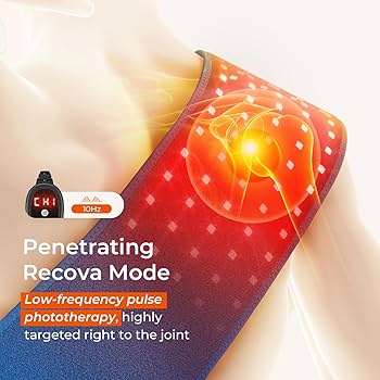 ThermaGlow Red Light Therapy Belt  Infrared Pain Relief And Slimming Pad With 660nm  850nm LEDs 3