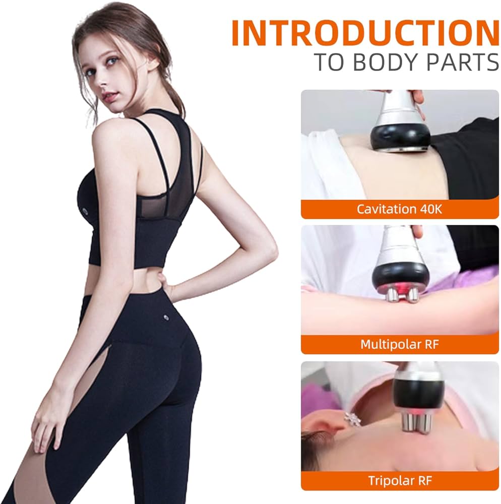 LumaSculpt 3in1 Cavitation Body Slimming Massager  Face And Body Lifting  Tightening Spa Devicecart 1