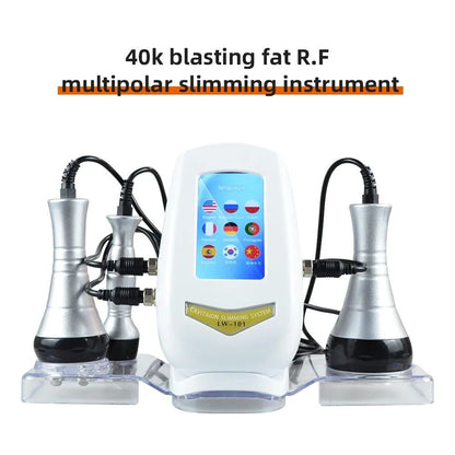 LumaSculpt 3-in-1 Cavitation Body Slimming Massager – Face and Body Lifting & Tightening Spa Devicecarte
