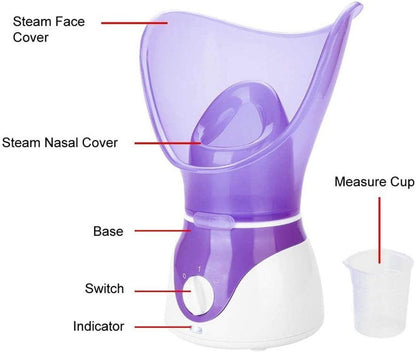 GlowMist Ionic Facial Steamer  Hot Mist Pore Cleaner  Skin Hydration Tool For Home Spa Care 3