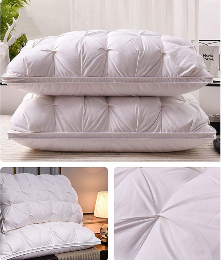 CloudRest Luxury Hotel Pillow  Deep Sleep Neck Support Pillow With 990g Filling For AllSeason Comfo 4