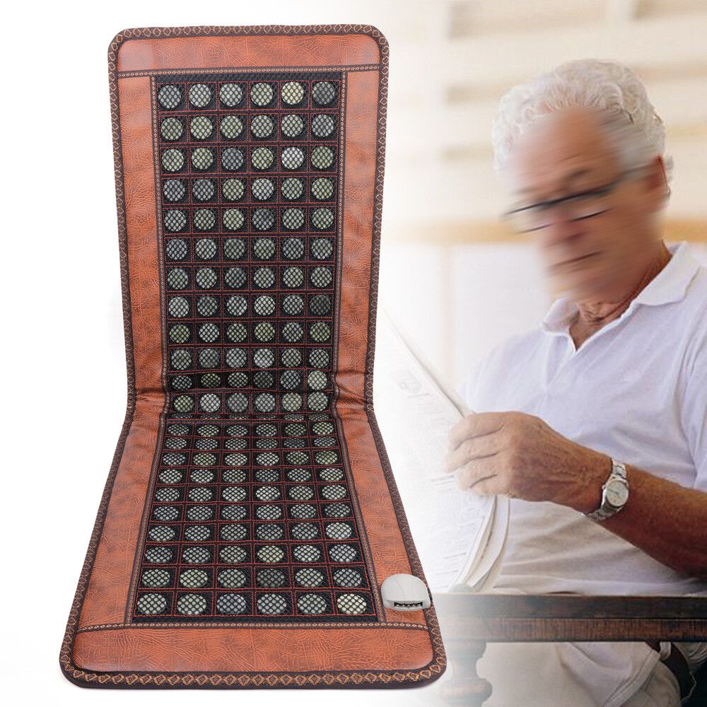 ThermaStone Far Infrared Heating Mat  FullBody Jade And Tourmaline Heat Therapy Pad For Deep Relaxa 1
