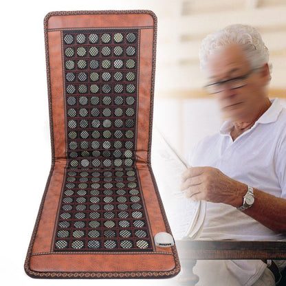 ThermaStone Far Infrared Heating Mat  FullBody Jade And Tourmaline Heat Therapy Pad For Deep Relaxa 1