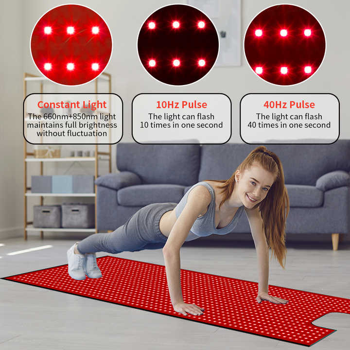 VitaLux Full Body Red Light Therapy Mat  660nm  850nm Infrared LED Blanket For Home Wellness And Re 3