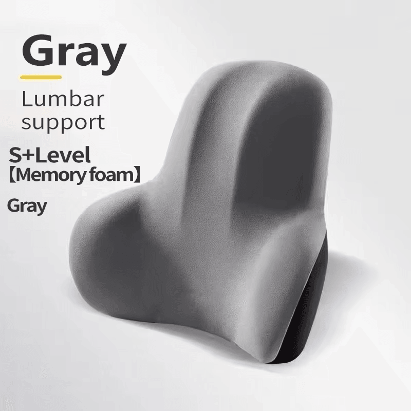 Memory Foam Lumbar Support Pillow  Back Cushion For Office Car Gaming  Postpartum Pain Relief 1