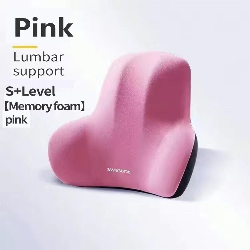 Memory Foam Lumbar Support Pillow  Back Cushion For Office Car Gaming  Postpartum Pain Relief 3