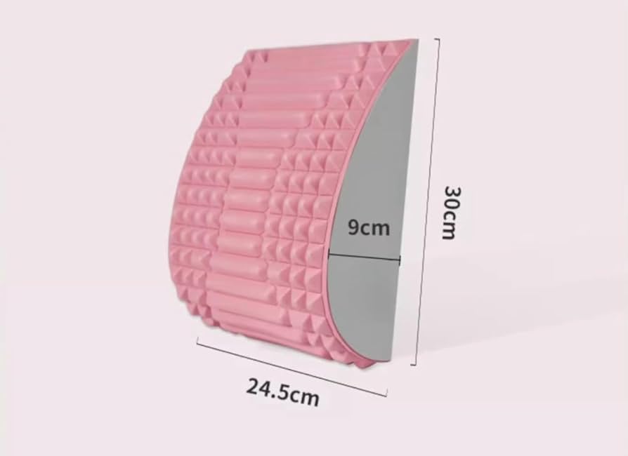 Orthopedic Back Stretcher Pillow  Lumbar Support Massager For Posture Sciatica  Herniated Disc Reli 4