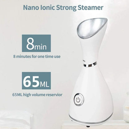 Nano Ionic Face Steamer  Portable Facial Hydration Mist Sprayer For Deep Skin Care  Glow On The Go 3