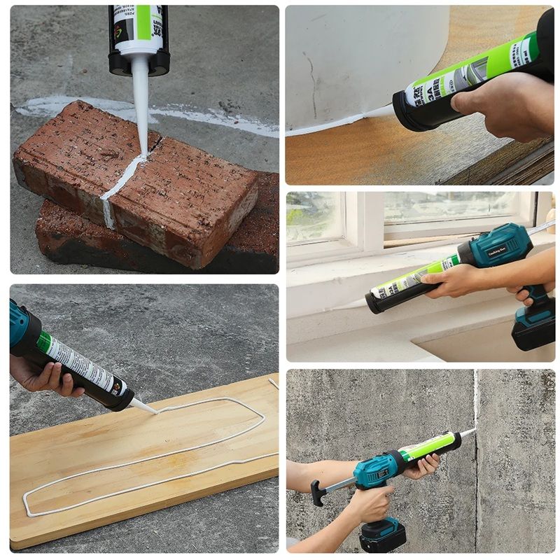 Cordless Electric Caulking Gun  HeavyDuty Sealant Tool For Makita 18V Battery No Battery Included 7
