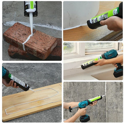 Cordless Electric Caulking Gun  HeavyDuty Sealant Tool For Makita 18V Battery No Battery Included 7