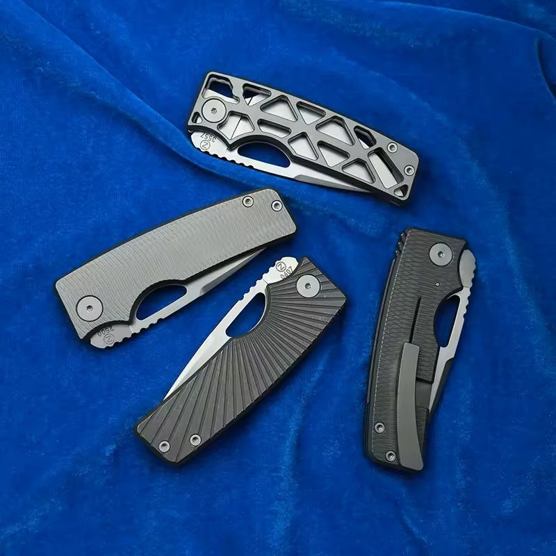 Precision VG10 Folding Knife With Titanium Handle 4