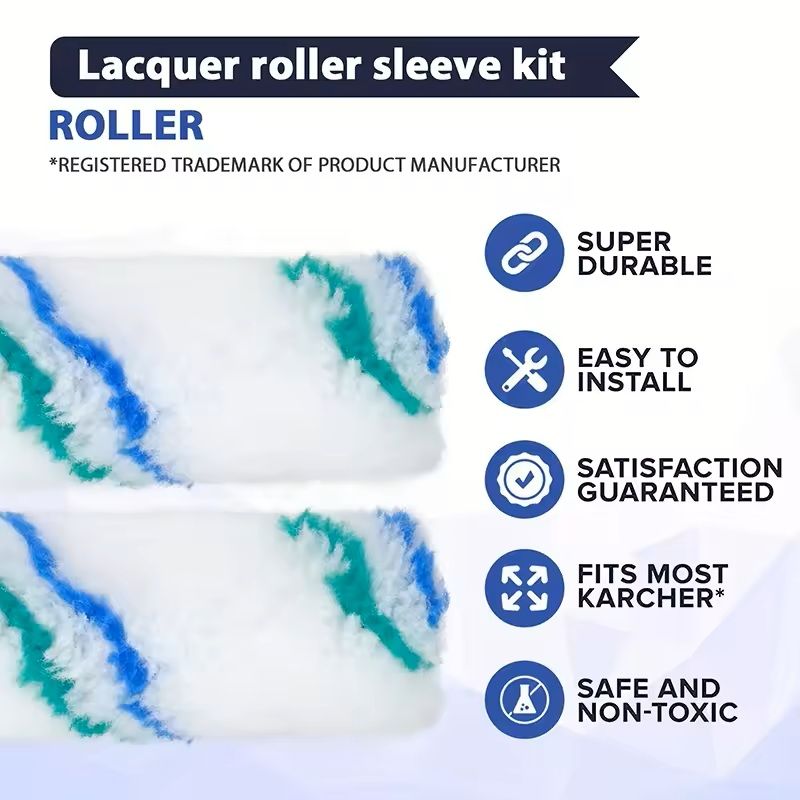 Mini Paint Roller Kit With 60 Reusable Brush Covers 4 In 2