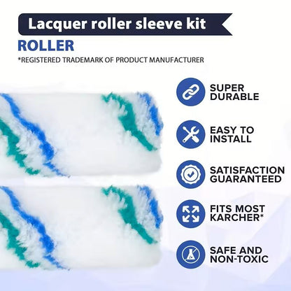 Mini Paint Roller Kit With 60 Reusable Brush Covers 4 In 2
